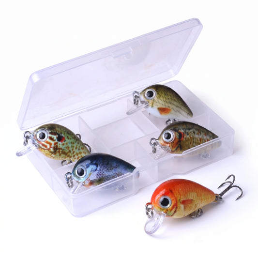 Apex Mini Crankbait Set 5 Stuks voor Baars - 5 stuks