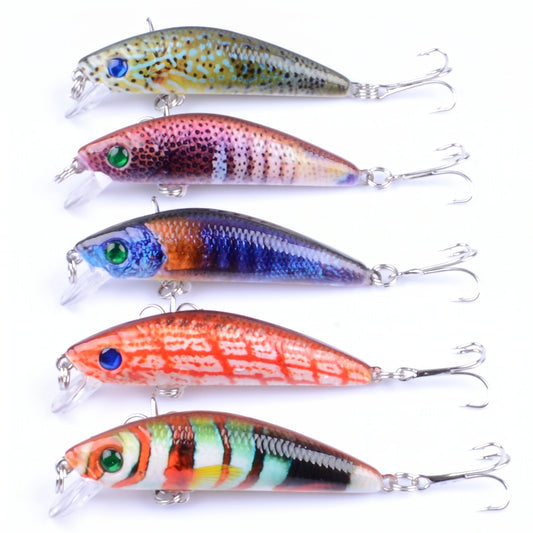 Apex Minnow Set 5 Visjes voor Baars en Snoekbaars - 5 minnows