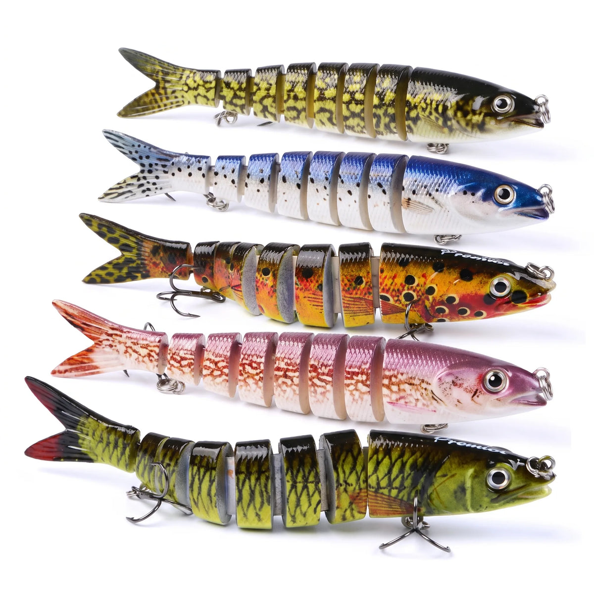 Apex Pike Attack Jointed Swimbait voor Snoek - 5 stuks set a