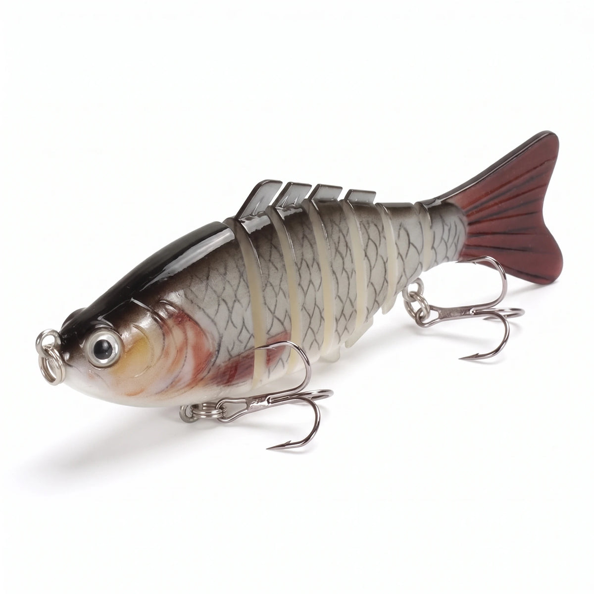 Apex Segment Swimbait 7-delig Snoekaas - grijs