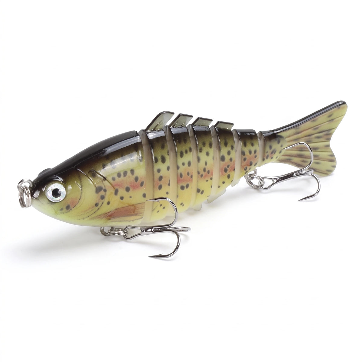 Apex Segment Swimbait 7-delig Snoekaas - olijf