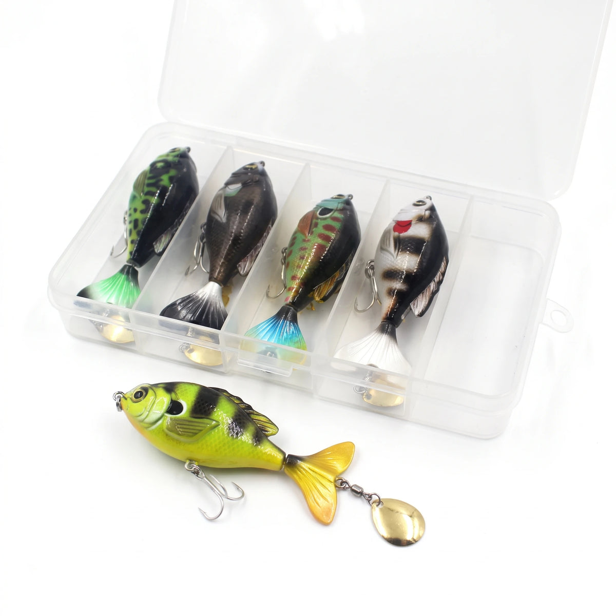 Apex Spinner Box 5-delige Set met Tacklebox - set met box