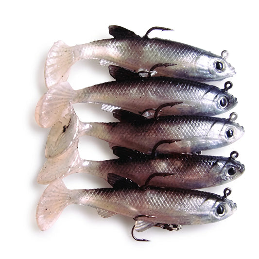 Apex Verzwaarde Shad 8 cm 14 g voor Snoekbaars en Baars - 5 stuks